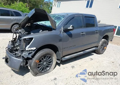 2019 Nissan Titan Sl из США, поврежденный, VIN 1N6AA1E55KN532505
